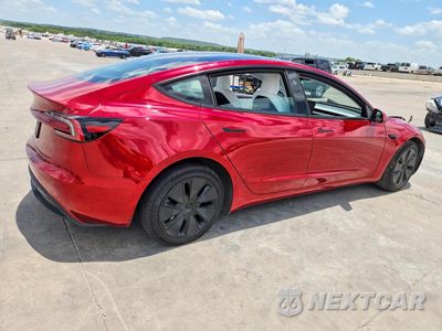 Trzecie zdjęcie samochodu z tyłu: 2024 TESLA MODEL 3 VIN:5YJ3E1EA9RF830576 - miniatura