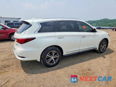 Trzecie zdjęcie samochodu z tyłu: 2017 INFINITI QX60 BASE VIN:5N1DL0MM1HC515049 - miniatura