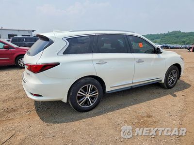 Trzecie zdjęcie samochodu z tyłu: 2017 INFINITI QX60 BASE VIN:5N1DL0MM1HC515049 - miniatura