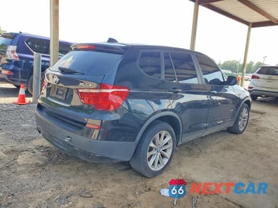 Trzecie zdjęcie samochodu z tyłu: 2013 BMW X3 XDRIVE28I VIN:5UXWX9C55D0A24206 - miniatura