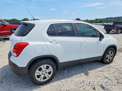 Trzecie zdjęcie samochodu z tyłu: 2016 CHEVROLET TRAX LS VIN:KL7CJKSB5GB748646 - miniatura