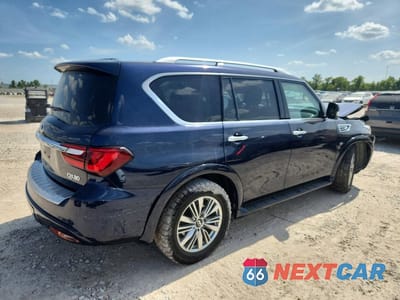 Trzecie zdjęcie samochodu z tyłu: 2020 INFINITI QX80 LUXE VIN:JN8AZ2NF6L9705439 - miniatura