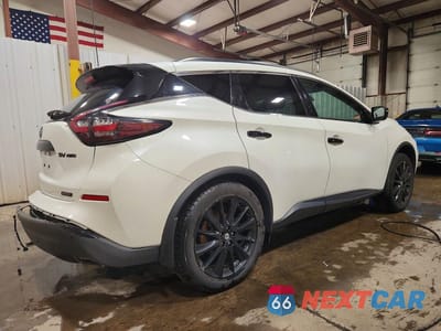 Trzecie zdjęcie samochodu z tyłu: 2022 NISSAN MURANO SV VIN:5N1AZ2BS3NC124124 - miniatura