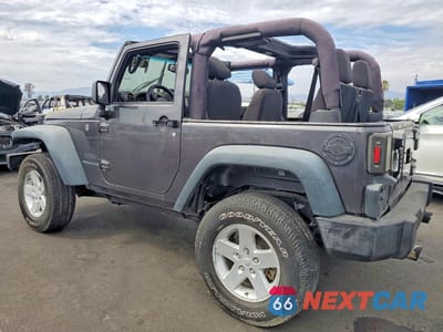 Drugie zdjęcie samochodu z przodu: 2016 JEEP WRANGLER SPORT VIN:1C4AJWAG4GL259955 - miniatura