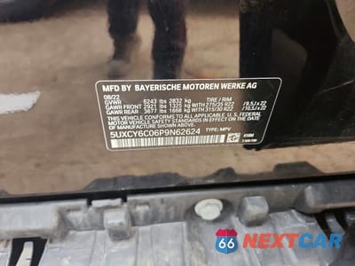 Zdjęcie 12 z 12 samochodu: 2023 BMW X6 XDRIVE40I VIN:5UXCY6C06P9N62624 - miniatura