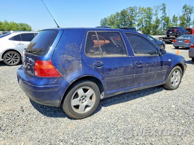 Trzecie zdjęcie samochodu z tyłu: 2002 VOLKSWAGEN GOLF GLS VIN:9BWGB61J124071356 - miniatura