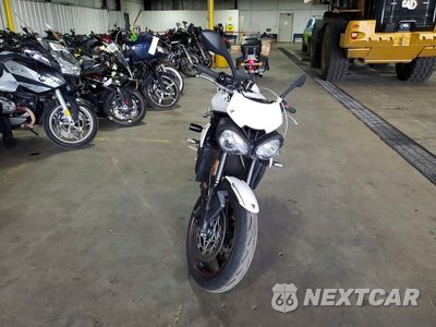 Drugie zdjęcie samochodu z przodu: 2018 TRIUMPH MOTORCYCLE STREET TRIPLE R VIN:SMTA414D3JT834907 - miniatura