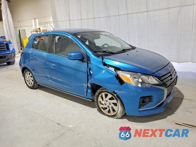 Czwarte zdjęcie samochodu z boku: 2021 MITSUBISHI MIRAGE ES VIN:ML32AUHJ8MH004432 - miniatura