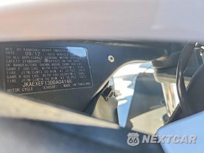 Zdjęcie 9 z 9 samochodu: 2013 KAWASAKI EX650 VIN:JKAEXEF13DDA04148 - miniatura