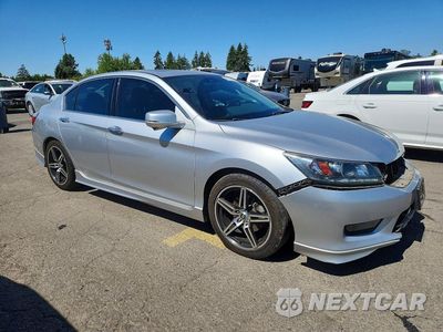 Czwarte zdjęcie samochodu z boku: 2014 HONDA ACCORD EXL VIN:1HGCR3F89EA034376 - miniatura
