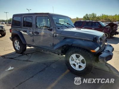 Czwarte zdjęcie samochodu z boku: 2022 JEEP WRANGLER UNLIMITED SPORT VIN:1C4HJXDNXNW184396 - miniatura