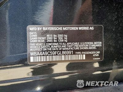 Zdjęcie 12 z 12 samochodu: 2015 BMW 428 I GRAN COUPE SULEV VIN:WBA4A9C59FGL86991 - miniatura