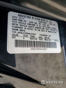 Zdjęcie 13 z 13 samochodu: 2017 NISSAN ROGUE SPORT SV VIN:JN1BJ1CR5HW140627 - miniatura
