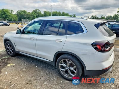 Drugie zdjęcie samochodu z przodu: 2022 BMW X3 XDRIVE30I VIN:5UX53DP04N9L05030 - miniatura