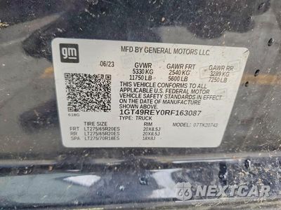 Zdjęcie 12 z 12 samochodu: 2024 GMC SIERRA K2500 DENALI VIN:1GT49REY0RF163087 - miniatura