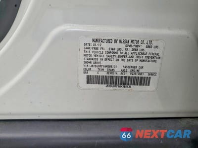 Zdjęcie 13 z 13 samochodu: 2017 INFINITI QX50 BASE VIN:JN1BJ0RP1HM385131 - miniatura