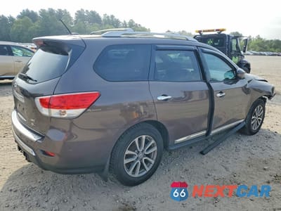 Trzecie zdjęcie samochodu z tyłu: 2015 NISSAN PATHFINDER SL VIN:5N1AR2MM1FC666984 - miniatura