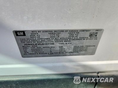 Zdjęcie 13 z 13 samochodu: 2018 CHEVROLET EQUINOX LT VIN:2GNAXJEV6J6187190 - miniatura