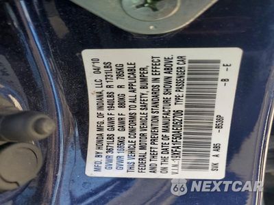 Zdjęcie 12 z 12 samochodu: 2010 HONDA CIVIC LX VIN:19XFA1F50AE052706 - miniatura