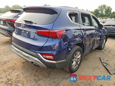 Trzecie zdjęcie samochodu z tyłu: 2019 HYUNDAI SANTA FE SE VIN:5NMS23AD5KH107487 - miniatura