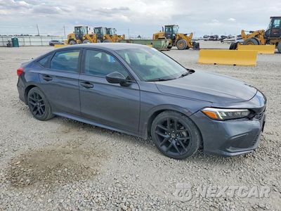 Czwarte zdjęcie samochodu z boku: 2022 HONDA CIVIC SPORT VIN:2HGFE2F55NH556335 - miniatura