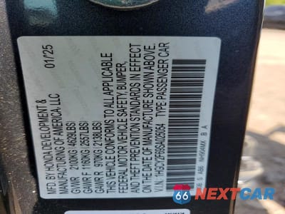 Zdjęcie 13 z 13 samochodu: 2025 HONDA ACCORD HYBRID EXL VIN:1HGCY2F69SA025054 - miniatura