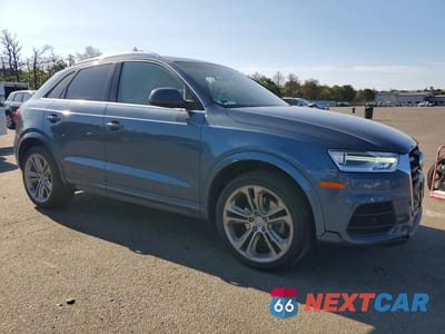 Czwarte zdjęcie samochodu z boku: 2016 AUDI Q3 PREMIUM PLUS VIN:WA1EFCFS6GR016315 - miniatura