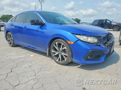 Czwarte zdjęcie samochodu z boku: 2019 HONDA CIVIC SI VIN:2HGFC1E57KH704241 - miniatura