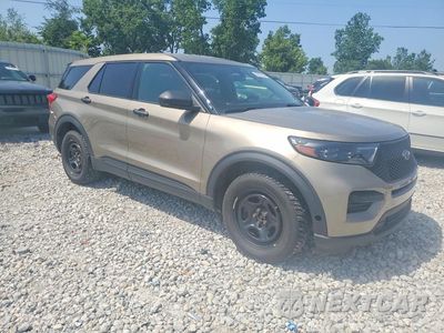 Czwarte zdjęcie samochodu z boku: 2020 FORD EXPLORER POLICE INTERCEPTOR VIN:1FM5K8AB1LGC52510 - miniatura