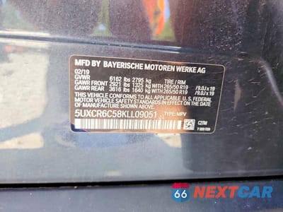 Zdjęcie 13 z 13 samochodu: 2019 BMW X5 XDRIVE40I VIN:5UXCR6C58KLL09051 - miniatura