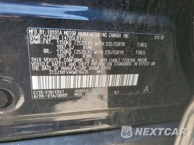 Zdjęcie 13 z 13 samochodu: 2019 TOYOTA RAV4 ADVENTURE VIN:2T3J1RFV4KW016435 - miniatura