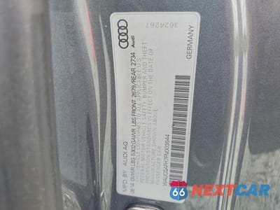 Zdjęcie 12 z 12 samochodu: 2015 AUDI S5 PREMIUM PLUS VIN:WAUCGAFH7FN003644 - miniatura