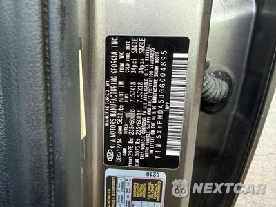 Zdjęcie 10 z 10 samochodu: 2016 KIA SORENTO EX VIN:5XYPHDA53GG004895 - miniatura
