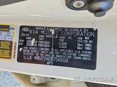 Zdjęcie 12 z 12 samochodu: 2013 KIA SOUL + VIN:KNDJT2A63D7540028 - miniatura