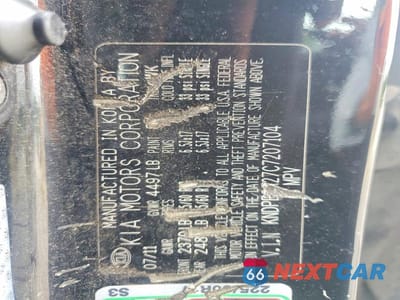 Zdjęcie 12 z 12 samochodu: 2012 KIA SPORTAGE LX VIN:KNDPB3A27C7207104 - miniatura
