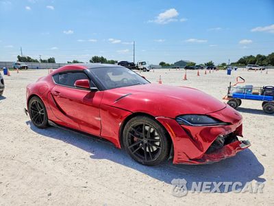 Czwarte zdjęcie samochodu z boku: 2020 TOYOTA GR SUPRA LAUNCH EDITION VIN:WZ1DB4C01LW023112 - miniatura
