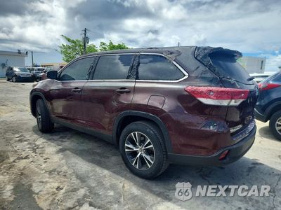 Drugie zdjęcie samochodu z przodu: 2019 TOYOTA HIGHLANDER LE VIN:5TDZARFHXKS058767 - miniatura