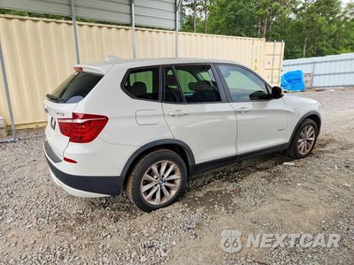 Trzecie zdjęcie samochodu z tyłu: 2013 BMW X3 XDRIVE28I VIN:5UXWX9C53D0D00205 - miniatura