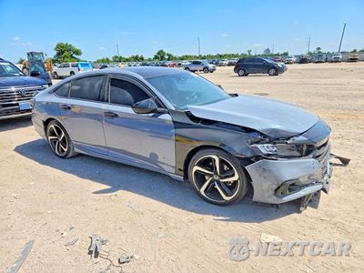 Czwarte zdjęcie samochodu z boku: 2021 HONDA ACCORD SPORT VIN:1HGCV2F34MA001021 - miniatura