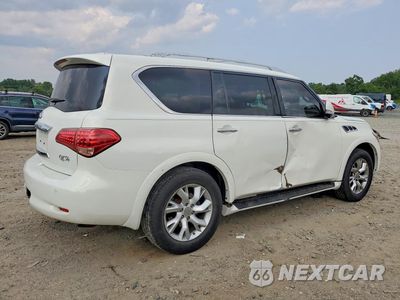 Trzecie zdjęcie samochodu z tyłu: 2013 INFINITI QX56 BASE VIN:JN8AZ2NE7D9060776 - miniatura