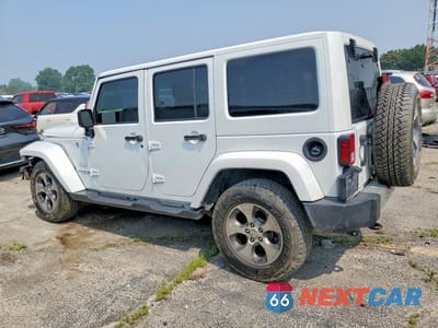 Drugie zdjęcie samochodu z przodu: 2017 JEEP WRANGLER UNLIMITED SAHARA VIN:1C4BJWEGXHL524989 - miniatura