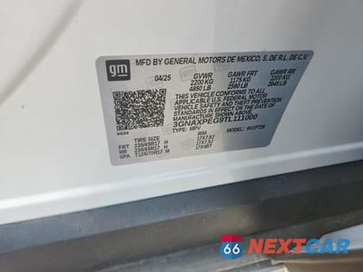 Zdjęcie 12 z 12 samochodu: 2026 CHEVROLET EQUINOX LT VIN:3GNAXPEG9TL111000 - miniatura