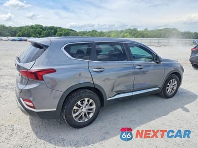 Trzecie zdjęcie samochodu z tyłu: 2019 HYUNDAI SANTA FE SE VIN:5NMS2CAD7KH023106 - miniatura