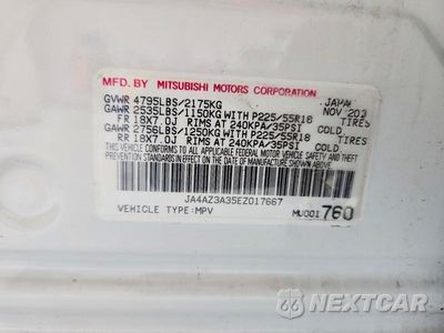 Zdjęcie 13 z 13 samochodu: 2014 MITSUBISHI OUTLANDER SE VIN:JA4AZ3A35EZ017667 - miniatura