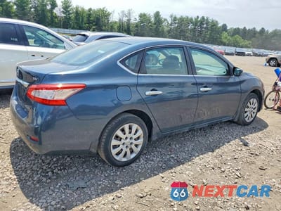 Trzecie zdjęcie samochodu z tyłu: 2014 NISSAN SENTRA S VIN:3N1AB7AP2EL667362 - miniatura