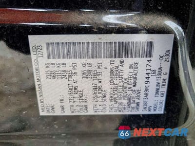 Zdjęcie 14 z 14 samochodu: 2023 NISSAN ROGUE S VIN:5N1BT3AB9PC944174 - miniatura