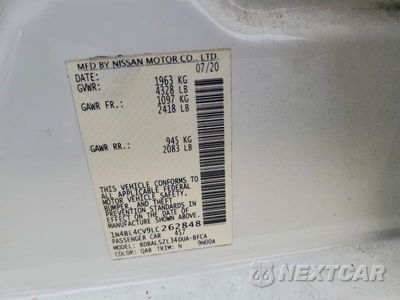 Zdjęcie 12 z 12 samochodu: 2020 NISSAN ALTIMA SR VIN:1N4BL4CV9LC262848 - miniatura