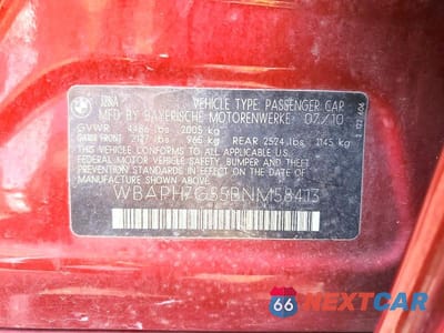 Zdjęcie 12 z 12 samochodu: 2011 BMW 328 I VIN:WBAPH7G55BNM58413 - miniatura