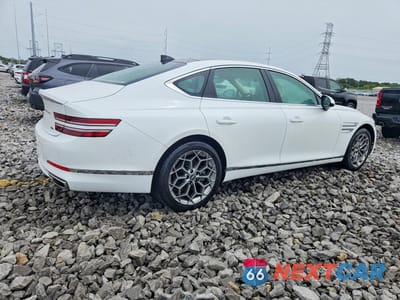 Trzecie zdjęcie samochodu z tyłu: 2024 GENESIS G80 2.5T VIN:KMTGB4SC3RU217640 - miniatura