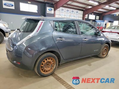 Trzecie zdjęcie samochodu z tyłu: 2013 NISSAN LEAF S VIN:1N4AZ0CP6DC418642 - miniatura
